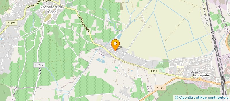 localisation de l'entreprise MADAME AURELIE GIBERT  ROCHEFORT-DU-GARD