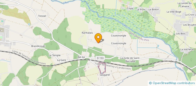 localisation de l'entreprise MADAME AURELIE GICQUEL  SAINT-JACUT-LES-PINS