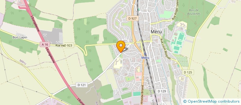 localisation de l'entreprise MADAME AURELIE GILBERT  MERU