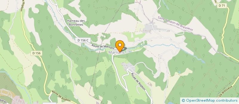 localisation de l'entreprise MADAME AURELIE GILBERT  MARNANS