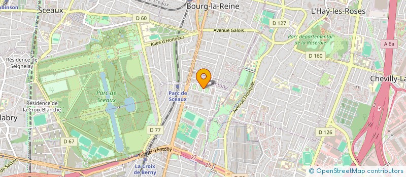 localisation de l'entreprise MADAME AURELIE GILLET à ANTONY