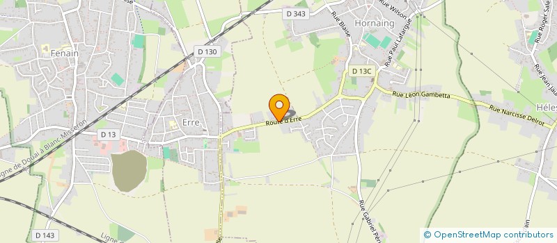 localisation de l'entreprise MADAME AURELIE GILLOT  HORNAING