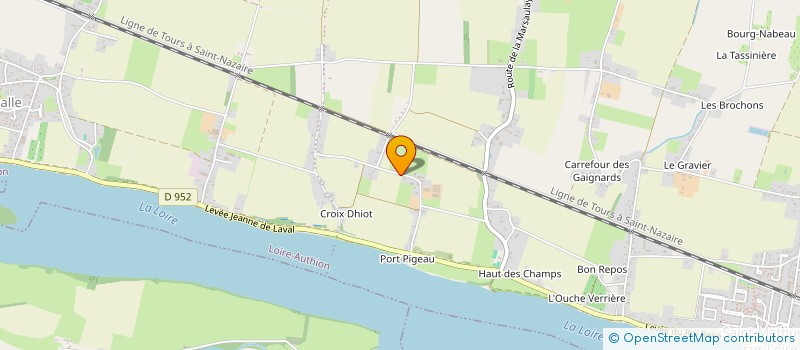 localisation de l'entreprise MADAME AURELIE GIRAULT  BRISSAC LOIRE AUBANCE