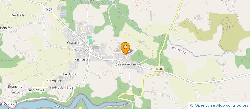 localisation de l'entreprise MADAME AURELIE GOARNISSON  PLOUEZOC'H