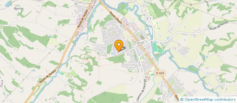 localisation de l'entreprise MADAME AURELIE GOEMINNE  PAVIE