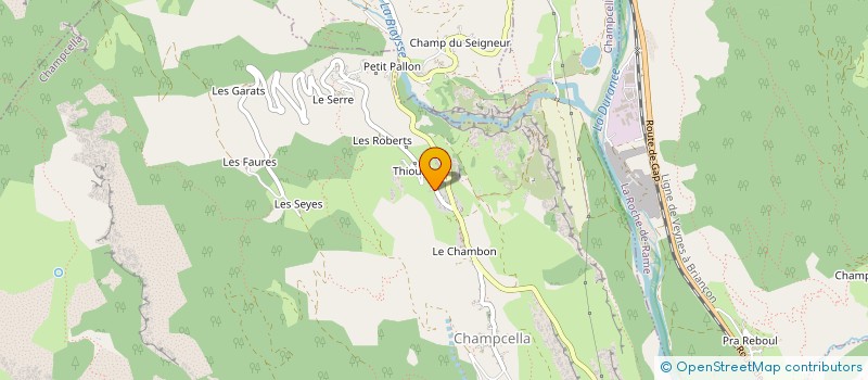 localisation de l'entreprise MADAME AURELIE GOETINCK  CHAMPCELLA