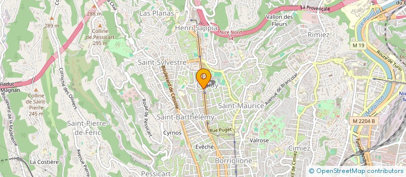 localisation de l'entreprise MADAME AURELIE GOETSCHY  NICE