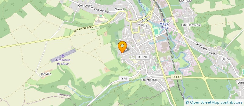 localisation de l'entreprise MADAME AURELIE GOEURY  MOYENCOURT-LES-POIX