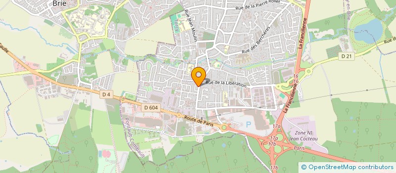 localisation de l'entreprise MADAME AURELIE GOMES à PONTAULT-COMBAULT