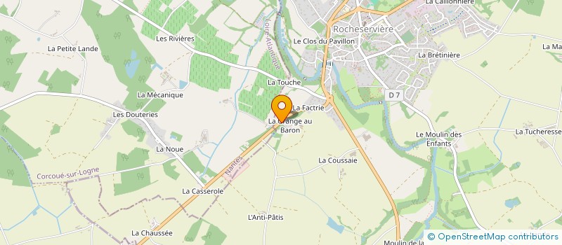 localisation de l'entreprise MADAME AURELIE GOMEZ à ROCHESERVIERE