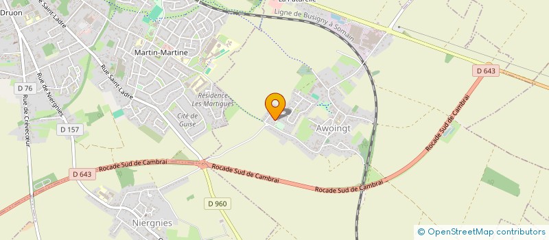 localisation de l'entreprise MADAME AURELIE GOMEZ  AWOINGT