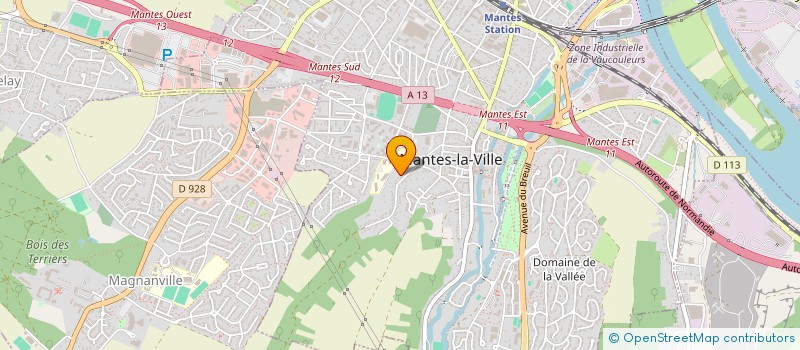 localisation de l'entreprise MADAME AURELIE GONNORD  MANTES-LA-VILLE