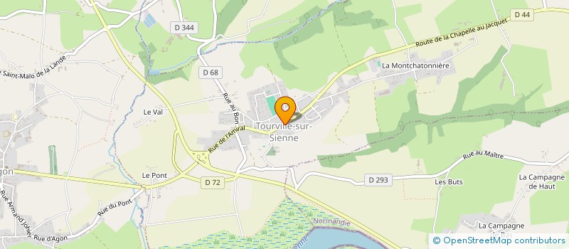 localisation de l'entreprise MADAME AURELIE GONTHIER  TOURVILLE-SUR-SIENNE