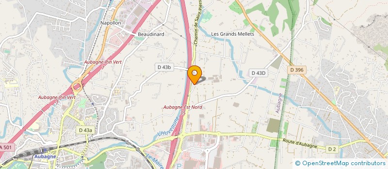 localisation de l'entreprise MADAME AURELIE GONZALES à AUBAGNE