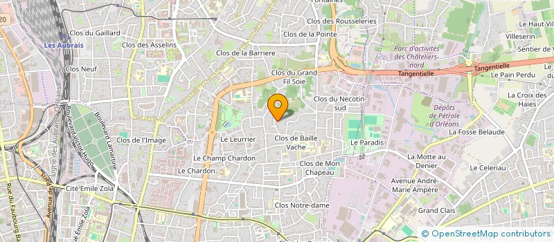 localisation de l'entreprise MADAME AURELIE GONZALO à ORLEANS