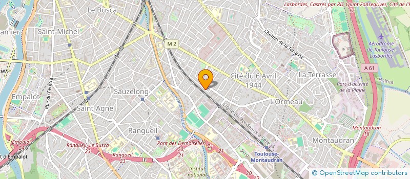 localisation de l'entreprise MADAME AURELIE GOSSELIN à TOULOUSE
