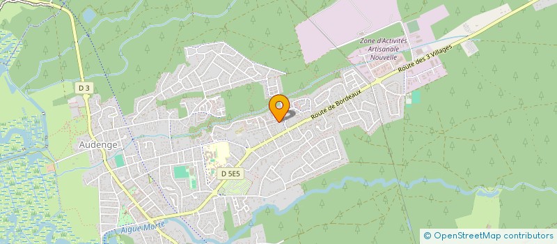 localisation de l'entreprise MADAME AURELIE GOUARD  AUDENGE