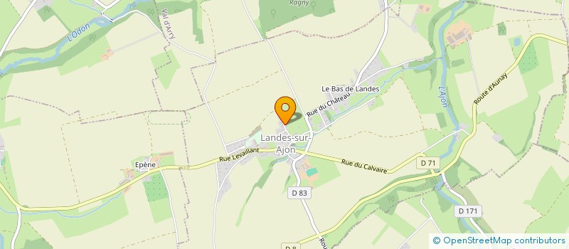 localisation de l'entreprise MADAME AURELIE GOUGET à LANDES-SUR-AJON