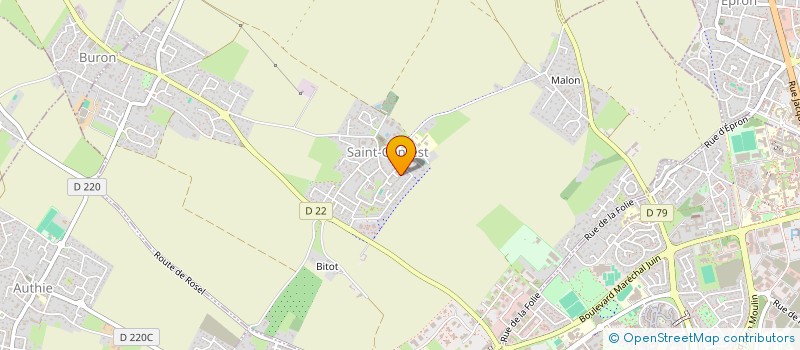 localisation de l'entreprise MADAME AURELIE GOULEY  SAINT-CONTEST