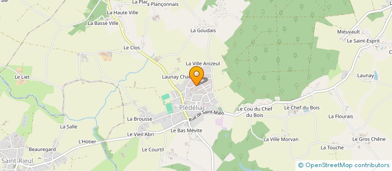 localisation de l'entreprise MADAME AURELIE GOURET  PLEDELIAC