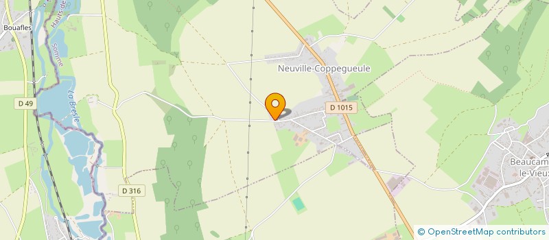 localisation de l'entreprise MADAME AURELIE GOURLIN  NEUVILLE-COPPEGUEULE