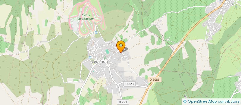 localisation de l'entreprise MADAME AURELIE GOUSSET  LEDENON