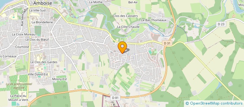 localisation de l'entreprise MADAME AURELIE GOYET  AMBOISE