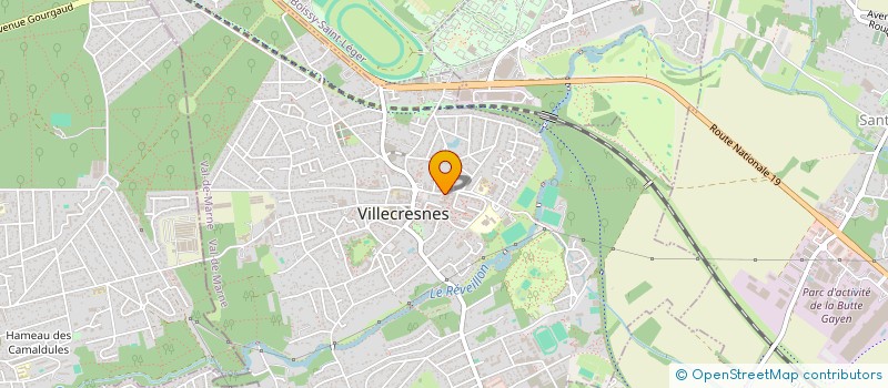 localisation de l'entreprise MADAME AURELIE GRAFON  VILLECRESNES