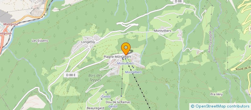 localisation de l'entreprise MADAME AURELIE GRAND  AIME-LA-PLAGNE