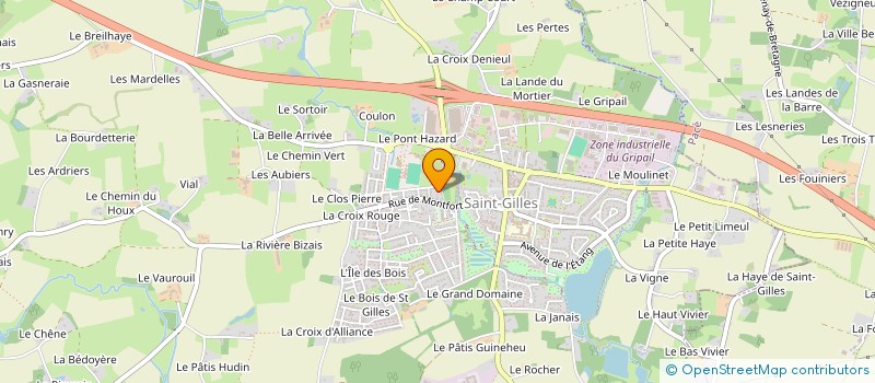 localisation de l'entreprise MADAME AURELIE GRANDIERE  SAINT-GILLES