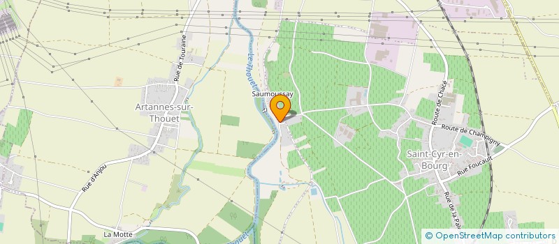 localisation de l'entreprise MADAME AURELIE GRANGER  BELLEVIGNE-LES-CHATEAUX