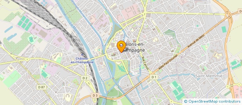 localisation de l'entreprise MADAME AURELIE GRAVILLON à CHALONS-EN-CHAMPAGNE