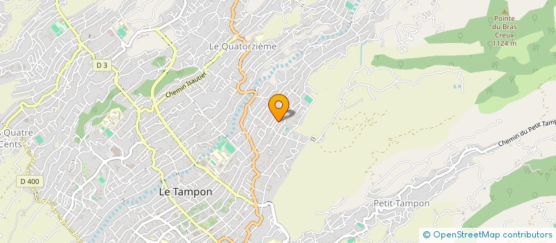 localisation de l'entreprise MADAME AURELIE GRENIER à LE TAMPON