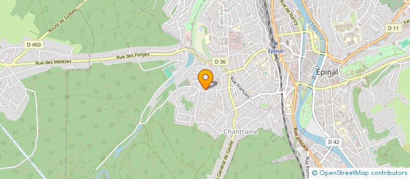 localisation de l'entreprise MADAME AURELIE GRISE  CHANTRAINE