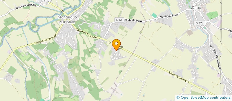 localisation de l'entreprise MADAME AURELIE GROUSSIN  MONTAIGUT-SUR-SAVE