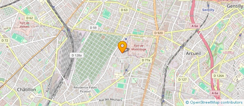localisation de l'entreprise MADAME AURELIE GUEANT à BAGNEUX