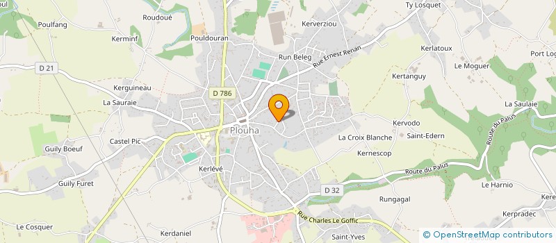 localisation de l'entreprise MADAME AURELIE GUENUE  PLOUHA