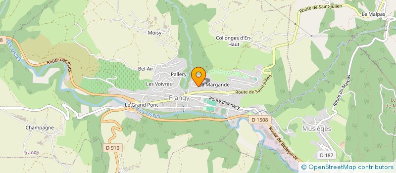 localisation de l'entreprise MADAME AURELIE GUERIN  FRANGY