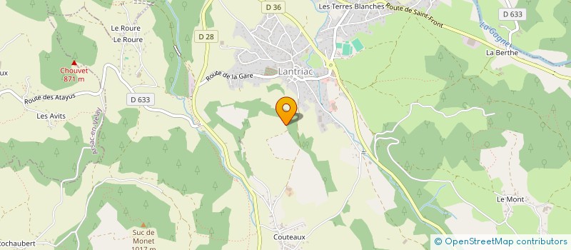 localisation de l'entreprise MADAME AURELIE GUERRY à SAINT-JULIEN-CHAPTEUIL