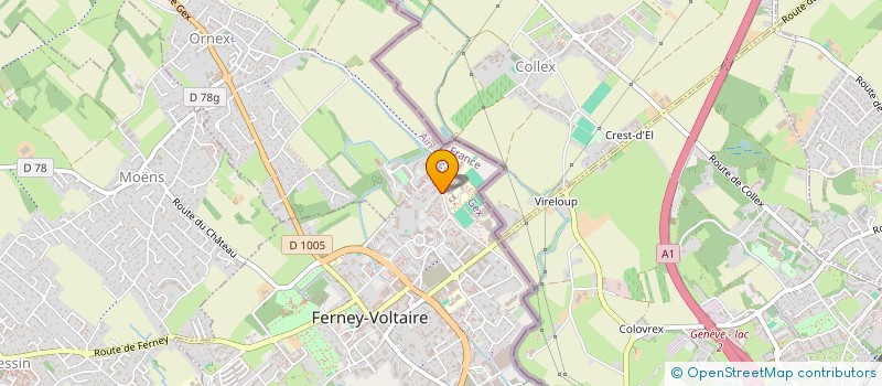 localisation de l'entreprise MADAME AURELIE GUETZ à LA LANTERNE-ET-LES-ARMONTS