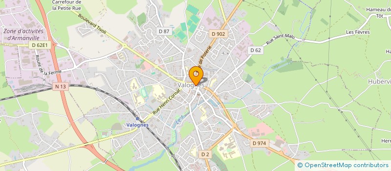 localisation de l'entreprise MADAME AURELIE GUICHARD  VALOGNES