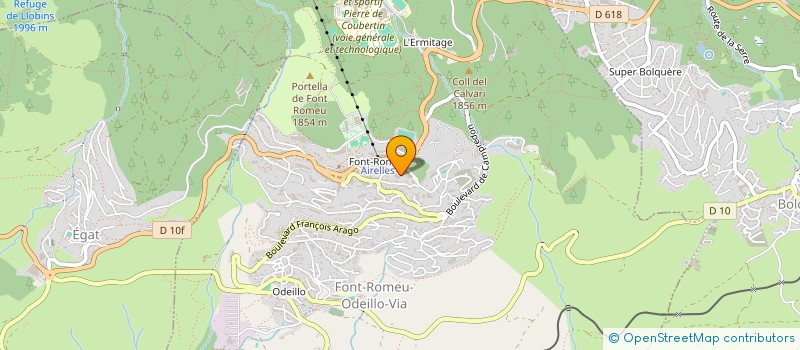 localisation de l'entreprise MADAME AURELIE GUIEU  FONT-ROMEU-ODEILLO-VIA