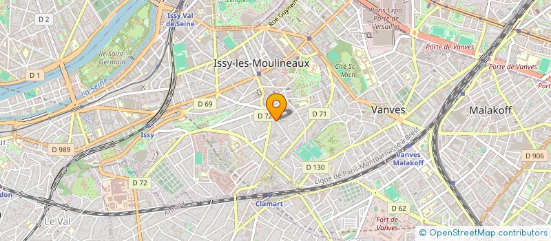 localisation de l'entreprise MADAME AURELIE GUILBEAU  ISSY-LES-MOULINEAUX