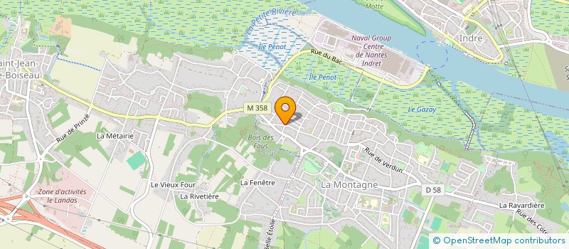 localisation de l'entreprise MADAME AURELIE GUILCHER  LA MONTAGNE