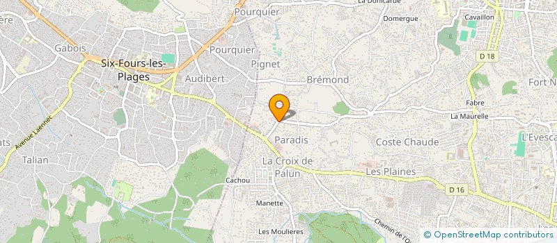 localisation de l'entreprise MADAME AURELIE GUILLE  LA SEYNE-SUR-MER