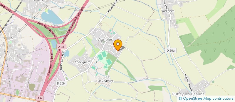 localisation de l'entreprise MADAME AURELIE GUILLEMAUX  VIGNOLES