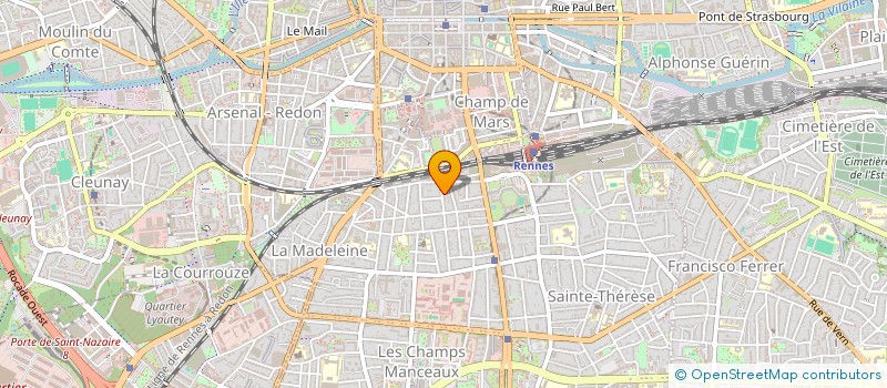 localisation de l'entreprise MADAME AURELIE GUILLEMET  RENNES