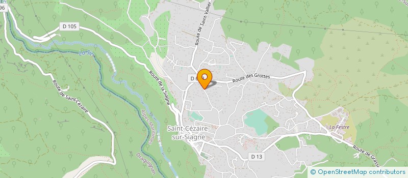 localisation de l'entreprise MADAME AURELIE GUILLON à SAINT-CEZAIRE-SUR-SIAGNE