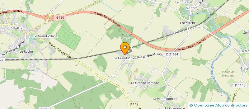 localisation de l'entreprise MADAME AURELIE GUILLON  PROISSANS