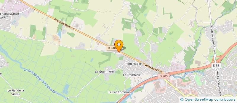 localisation de l'entreprise MADAME AURELIE GUILLOT  SALLERTAINE